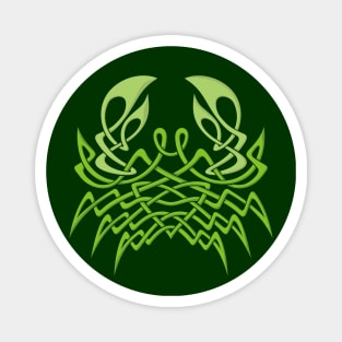 Green Crab Celtic Knot Magnet